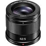 Panasonic LUMIX G LENS, 42.5MM, F1.7 ASPH., MIRRORLESS MICRO FOUR THIRDS, POWER OPTICAL I.S., H-HS043K (USA BLACK)